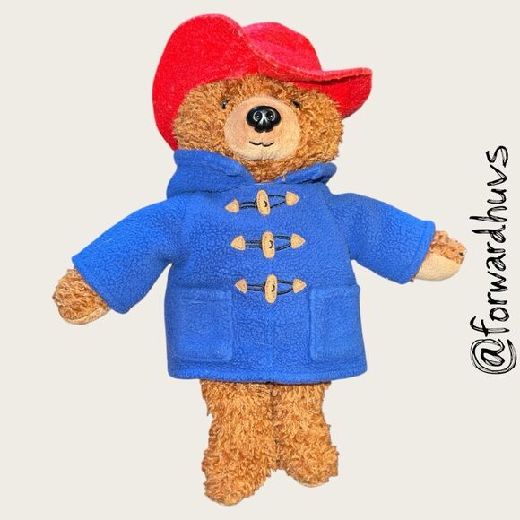 Bundle Sale 3 for $15 | Paddington Bear Plush – Red Hat, Removable Blue Jacket - Picture 3 of 8